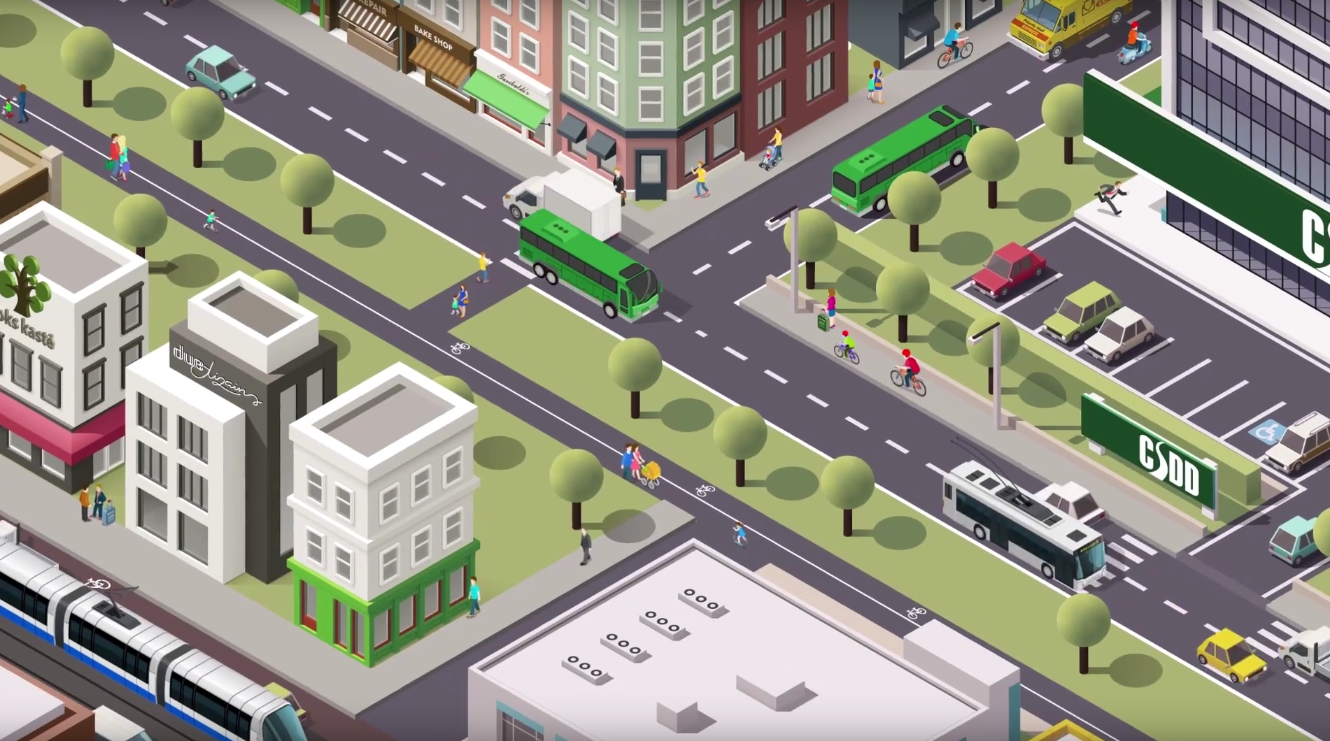 CSDD konkurss – velosipēdi pilsētā video – Due Design